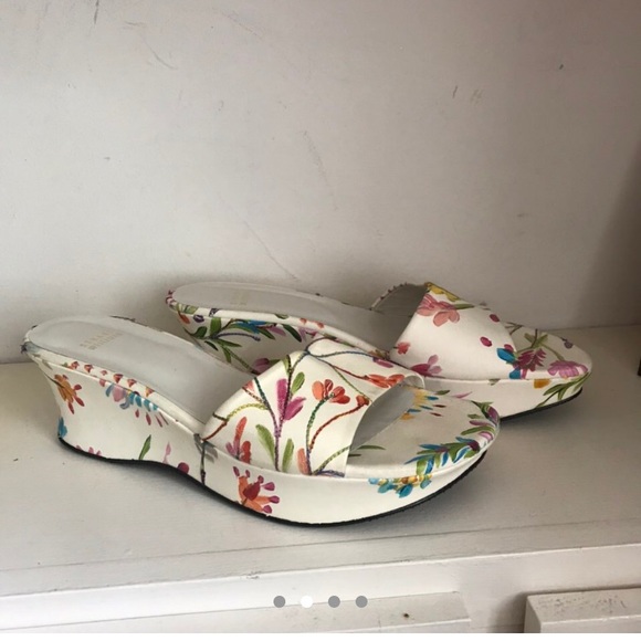 Stuart Weitzman Floral Wedges - Picture 2 of 4
